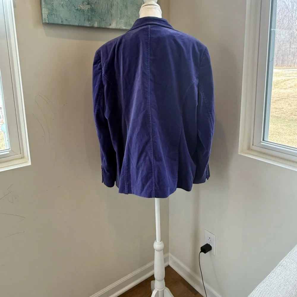 Elisabeth Women’s Vintage-Inspired Purple Velvet Blazer 2X – Prince/Joker Vibes - Picture 11 of 11